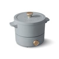 ราคา ชุดเตาไฟฟ้าพร้อมหม้อ HOMEMATE (HOM-120054) 2.5 ลิตร สีฟ้าอมเทา (888112900097)