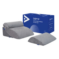 ราคา เซ็ตหมอนปรับองศาการนอน LUNIO ERGO ADJUSTABLE WEDGE PILLOW SET (888170800187)