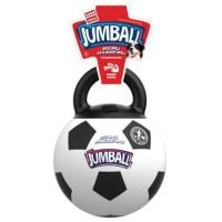 ราคา ของเล่นลูกบอลสุนัข GiGwi JUMPBALL มีหูจับ สำหรับสุนัขพันธุ์ใหญ่ พลังเยอะ ทนทาน (ลายฟุตบอล) (888126500019)