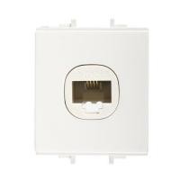 ราคา เต้ารับโทรศัพท์ SCHNEIDER 6P/6C F50RJ4M สีขาว (278399)