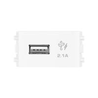 ราคา เต้ารับ USB SCHNEIDER 1 ช่อง 2.1 แอมแปร์ 3031USB_WE สีขาว (1098447)