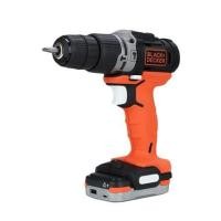 ราคา สว่านกระแทกไร้สาย (พร้อมแบตเตอรี่) BLACK&DECKER BDCHD12US1-B1 12 โวลต์ (1098546)