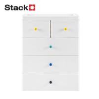 ราคา ตู้ลิ้นชัก 4 ชั้น STACKO TAKA 70x36x88ซม. สีขาว (1318754)
