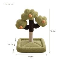 ราคา ที่นอนแมวต้นไม้พร้อมเสาฝนเล็บ PETELLE รุ่น FOREST LOUNGE (888223500130)