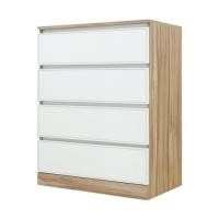 ราคา ตู้ลิ้นชัก 4 ลิ้นชัก BURO ANTARES LC80 DW สีอโรม่าโอ๊ค/ขาว (1244372)