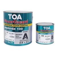 ราคา สีงานอุตสาหกรรม TOA FLOORGUARD 100 PART A+B 7011 สีขาว 1 แกลลอน (1123646)