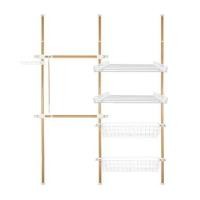 ราคา ราวแขวนผ้า 2 ราวแขวน 2 ชั้นวาง 2 ตะกร้า TUGU R22M ลายไม้ (1228797)