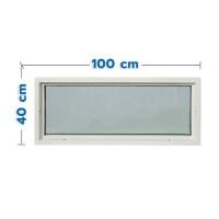 ราคา ช่องแสงหน้าต่าง UPVC HOFFEN TRENDY 100x40 ซม. สีขาว (1328036)