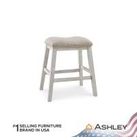 ราคา สตูล ASHLEY FURNITURE HOMESTORE รุ่น SKEMPTON สีขาววินเทจ (888122802194)