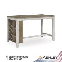 ราคา โต๊ะบาร์ พร้อมช่องเก็บของ ASHLEY FURNITURE HOMESTORE รุ่น SKEMPTON/152 สีขาววินเทจ (888122802358)