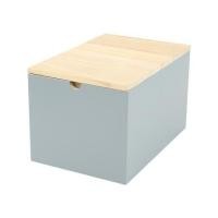 ราคา กล่องไม้มีฝา STACKO MERRY S 17X25X15.5 ซม. สีเทา (1190195)