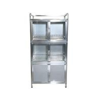 ราคา ตู้คว่ำจาน CABIN BEAM 64x130 ซม. สีเงิน (1320841)