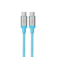 ราคา สายชาร์จเร็ว CUKTECH รุ่น CTC620W 6A 240W สายชาร์จ USB-C ยาว 2 ม. สีฟ้า (รองรับการชาร์จ PD3.1) (888143500141)