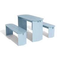 ราคา ชุดโต๊ะม้านั่งภายนอก SALABANSUAN O-RI BENCH 110ซม. สีฟ้า (888171100032)