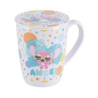 ราคา ถ้วยหูเมลามีนพร้อมฝา 450 มล. SUPERWARE STITCH ALOHA (1317640)