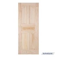 ราคา ประตูไม้สนนิวซีแลนด์ ไม่เจาะลูกบิด MODERN DOORS L118 80x200 ซม. สีธรรมชาติ (1169026)