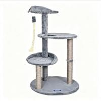 ราคา คอนโดแมว 3 ชั้น KANIMAL ORBIT TREE 60X49X101 ซม. สีเทา (888126500124)