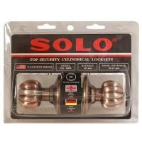 ราคา ชุดลูกบิดประตู หัวฟักทอง SOLO 8800AC สีทองแดงรมดำ (282225)