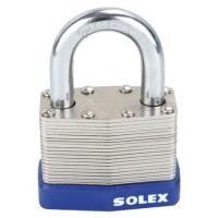 ราคา กุญแจสปริง SOLEX LAMINATED 50 มม. สีสเตนเลส (1048762)