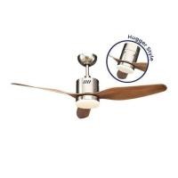 ราคา พัดลมโคมไฟ LED WINFAVOUR TC49 18 วัตต์ DAYLIGHT/WARM WHITE/COOL WHITE 46 นิ้ว 1 หัว สีน้ำตาล/โครเมียม (1168105)