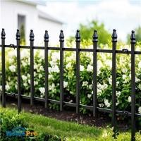 ราคา รั้วเหล็ก SPRING ลายลูกศร สีดำ (1284069)