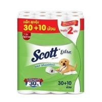 ราคา กระดาษชำระ SCOTT EXTRA DOUBLE ROLL (แพ็ก 30+10 ม้วน) (1315364)