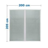 ราคา ชุดมุ้งจีบประตูอะลูมิเนียม พร้อมราง WINDOW ASIA 200x205 ซม. สีขาว (1328523)