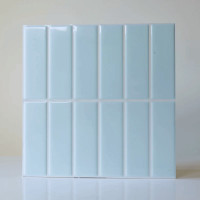 ราคา 3D วอลเปเปอร์ ลายกระเบื้องโมเสค TIMELESS TILES สีฟ้า ผิวเงา GLOSSY BLUE (ราคา/10แผ่น) (888236300189)