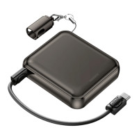 ราคา แบตเตอรี่สำรอง REMAX RPP-120 10000MAH ชาร์จเร็ว 22.5W รองรับ CCC สายชาร์จในตัว สีดำ (888144500391)