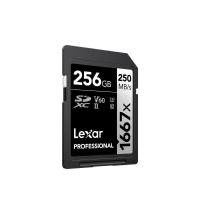 ราคา การ์ดหน่วยความจำ เอสดีการ์ด LEXAR SD1667X 256GB UHS-II U3 V60 SD CARD FULL-HD 3D 4K RW250/120MB/S (LSD256CB1667) (888222300017)