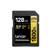 ราคา การ์ดหน่วยความจำ เอสดีการ์ด LEXAR SD1800X 128GB UHS-II U3 V60 SD CARD FULL-HD 3D 4K RW280/210MB/S (LSD1800128G) GOLD SERIES (888222300062)