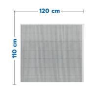 ราคา ชุดมุ้งจีบหน้าต่างอะลูมิเนียม พร้อมราง WINDOW ASIA 120x110 ซม. สีขาว (1328525)