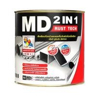 ราคา สีน้ำมันเคลือบกันสนิม ชนิดด้าน TOA MD 2IN1 RUST TECH M212 สีขาวด้าน 1 แกลลอน (1118482)