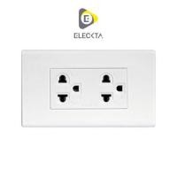 ราคา ชุดเต้ารับคู่ 3 ขา ELECKTA CPS-116 BASIC สีขาว (1302294)