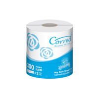 ราคา กระดาษชำระ CORRECT หนา 2 ชั้น ความยาว 300 เมตร/ม้วน (แพ็ค 3 ม้วน) (888222600040)