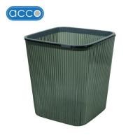 ราคา ถังขยะเหลี่ยม ACCO KLEAR 9 ลิตร สีเขียว/ใส (1265814)