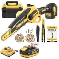 ราคา เลื่อยโซ่ไร้สาย (พร้อมแบตเตอรี่) DELTON รุ่น MKT-677 TURBO FORCE 20V 12AH (888204600436)