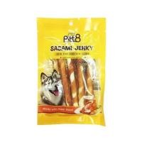 ราคา ขนมสุนัข PET8 SASAMI JERKY JJ14 ไก่พันครันชี่ขาว 50 ก. (1203722)
