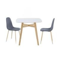 ราคา ชุดโต๊ะทานข้าว 2 ที่นั่ง SB FURNITURE JANORA-A80&LASTA 59062970 สีขาว (1298850)
