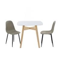 ราคา ชุดโต๊ะทานข้าว 2 ที่นั่ง SB FURNITURE JANORA&LALADA 59062975 สีขาว (1299006)