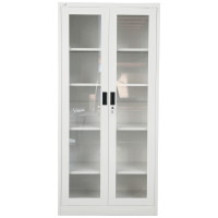 ราคา ตู้เอกสารบานเปิดกระจก MEDILA รุ่น SH0032WH สีขาว (888125100267)
