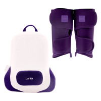 ราคา เซ็ตเครื่องนวดน่อง LUNIO CALF MASSAGER PURPLE + เครื่องนวดหลัง LUNIO BACK CUSHION MASSAGER (888170800485)