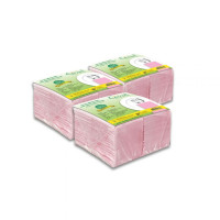 ราคา กระดาษเช็ดปาก CORRECT มินิเเน็ปกิ้น 500 แผ่น สีชมพู (ชุด 3 ชิ้น) (888222600066)