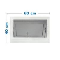 ราคา หน้าต่างบานกระทุ้ง อะลูมิเนียม มุ้ง SANKYOALUMI J-TRUST 60x40 ซม. สีขาว (1104957)