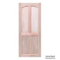 ราคา ประตูไม้สยาแดง N999 3 ฟัก ปีกนก 80X200 ซม. สีธรรมชาติ (1194265)