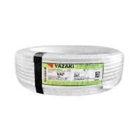 ราคา สายไฟ VAF YAZAKI 2x1 ตร.มม 100 ม. สีขาว (2440)