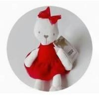 ราคา ตุ๊กตากระต่ายเน่านุ่มนิ่ม Mamas & Papas สีแดง ถอดชุดได้ (837)