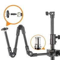 ราคา แขนถ่ายภาพสำหรับถ่ายมุม Top View สำหรับกล้อง มือถือ ไฟLED ราคาถูก Victory S-096 (เฉพาะแขน 4 ท่อน) รับน้ำหนักได้ 2 kg. (969)