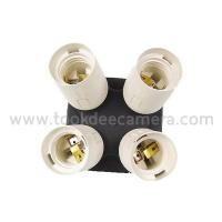 ราคา ขั้วหลอดไฟต่อเนื่อง แบบ E27 (4หัวใน 1 ช่อง) (234)