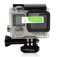 ราคา ฟิล์มกันรอยเคสกันน้ำและตัวกล้อง สำหรับGOPRO For Hero4 Silver (189)